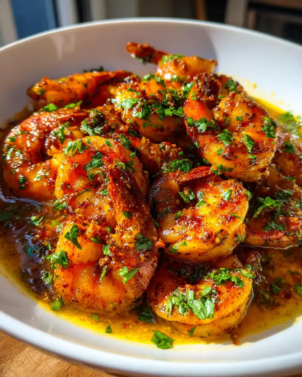 garlic shrimp - detail 2