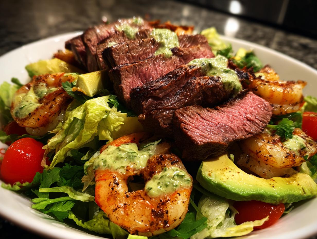 Amazing 1 grilled surf and turf salad boost