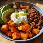 ground beef protein bowl
