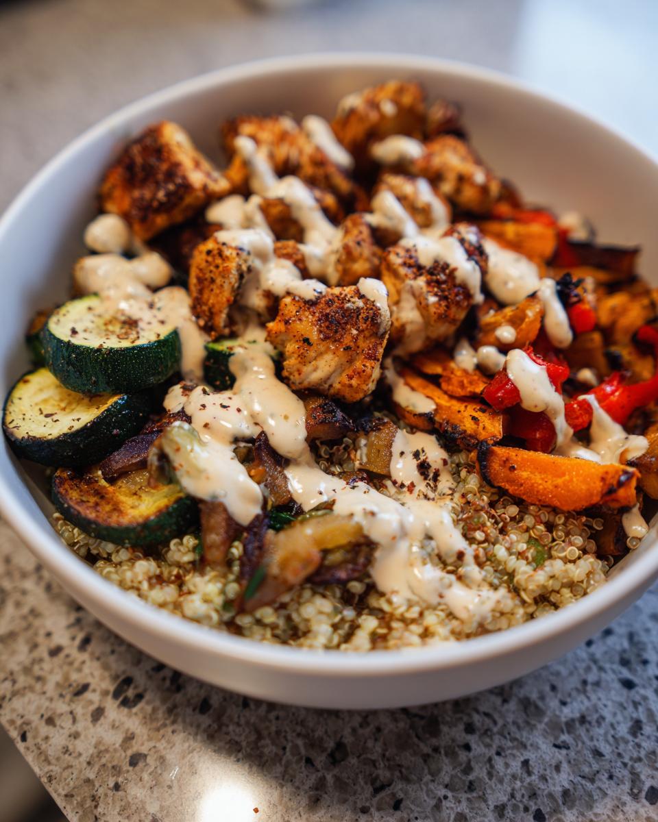 high protein bowl - detail 1