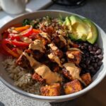 high protein vegan bowl
