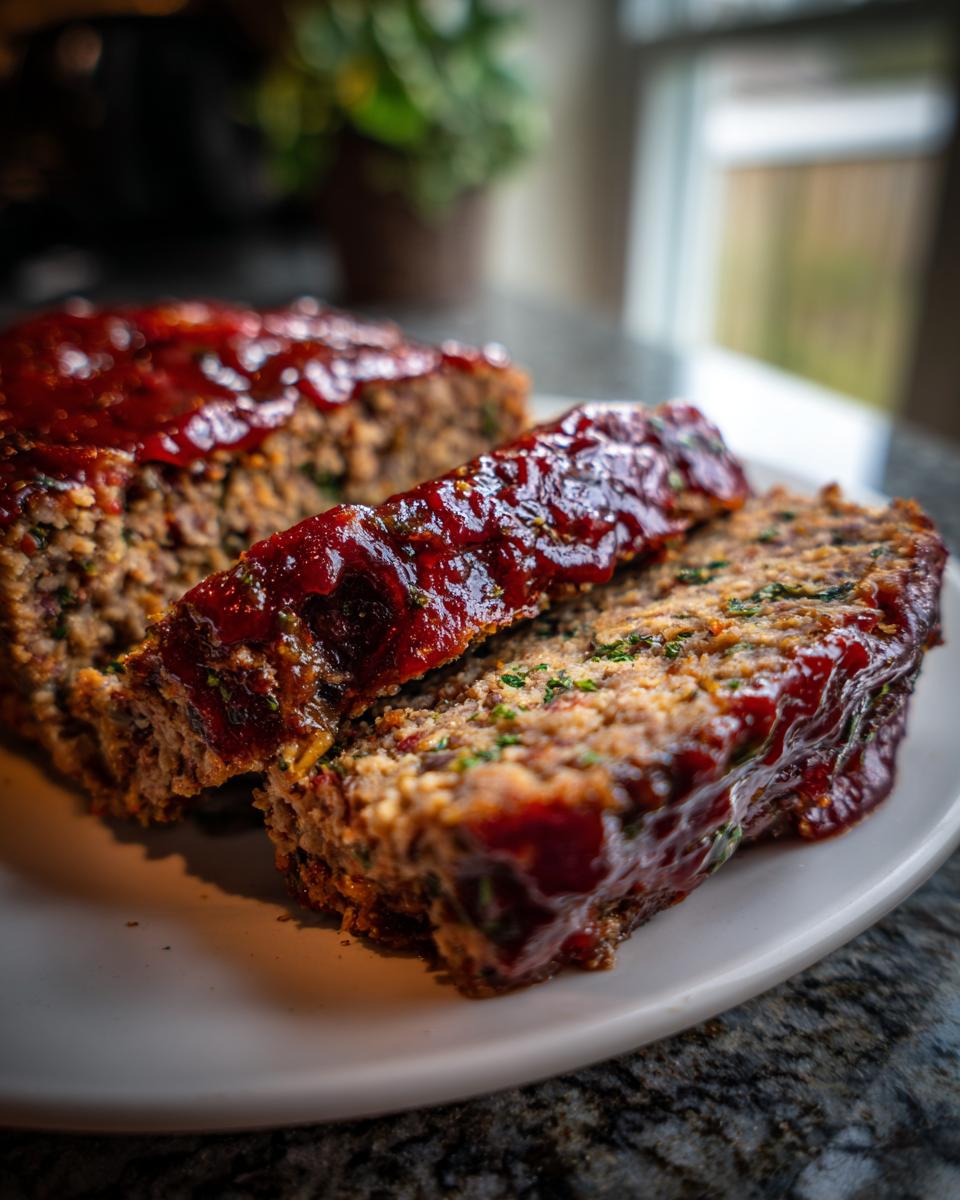 homemade meatloaf - detail 1
