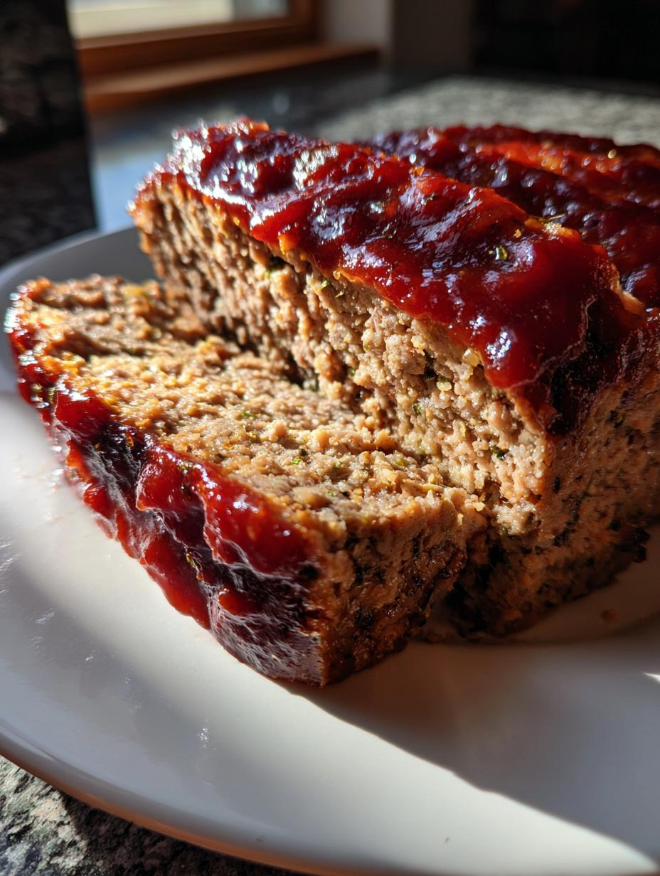 homemade meatloaf - detail 2