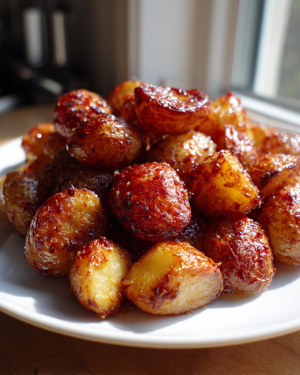 honey mustard roasted potatoes - detail 1