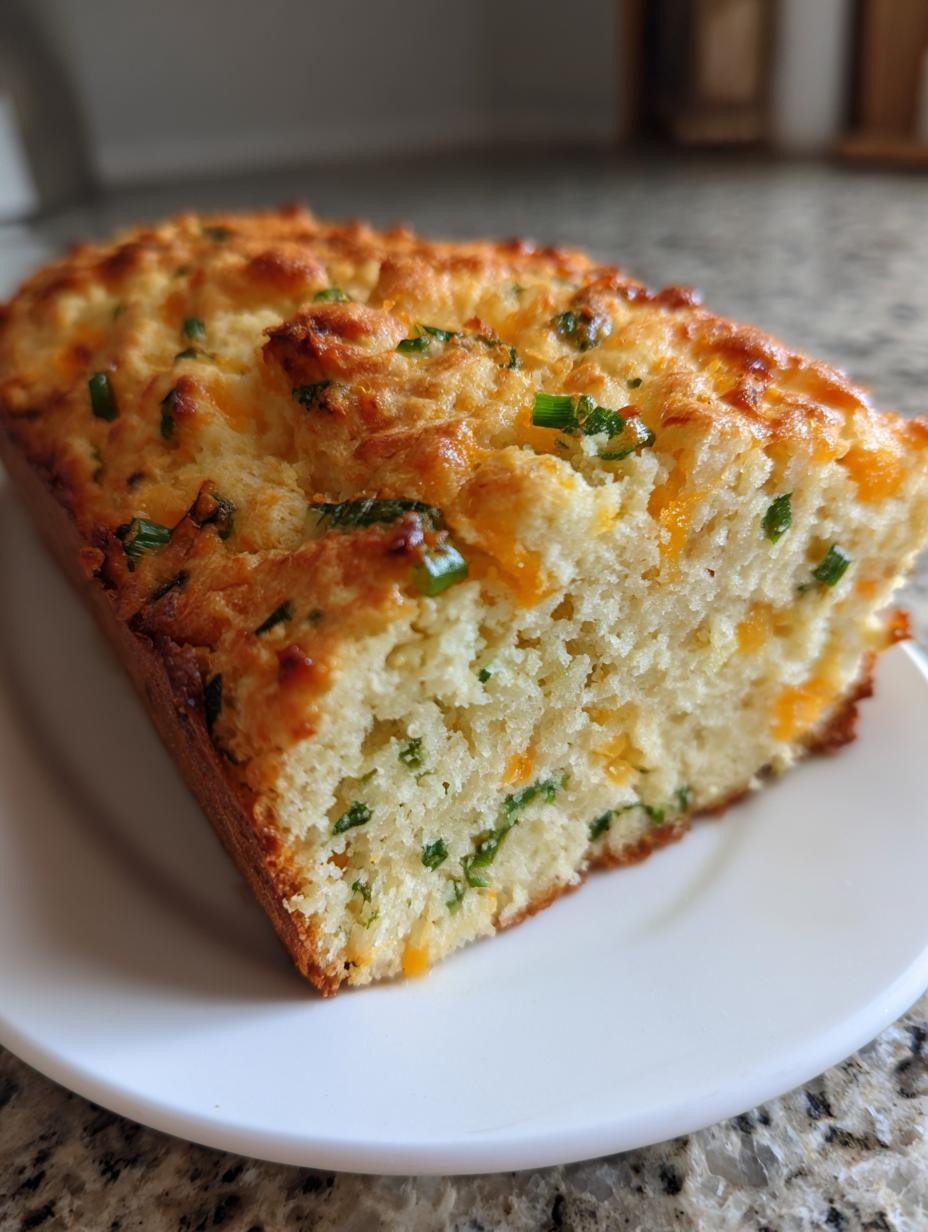 jalapeño cheddar bread - detail 2