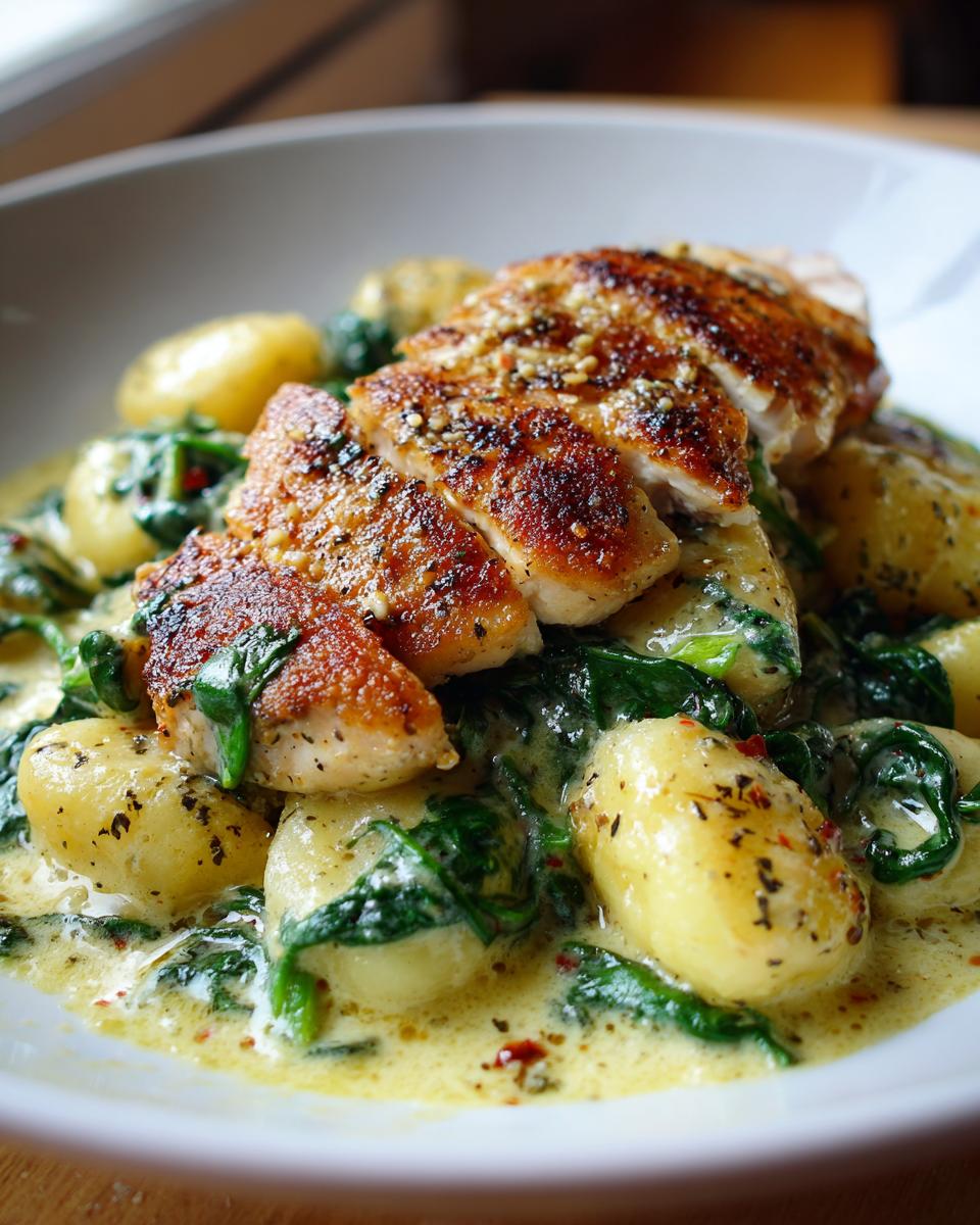 lemon chicken gnocchi - detail 1