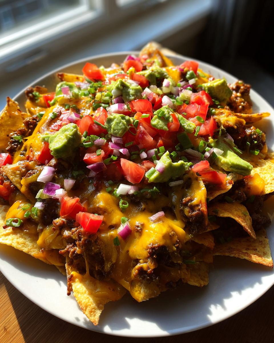 loaded nachos - detail 1