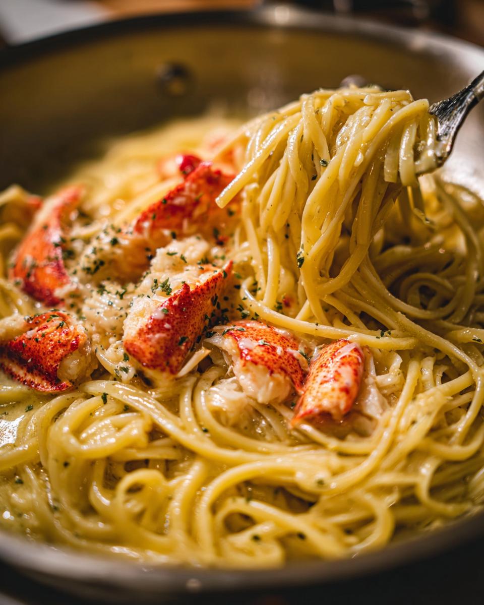 lobster pasta - detail 1