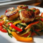 pan-seared scallops