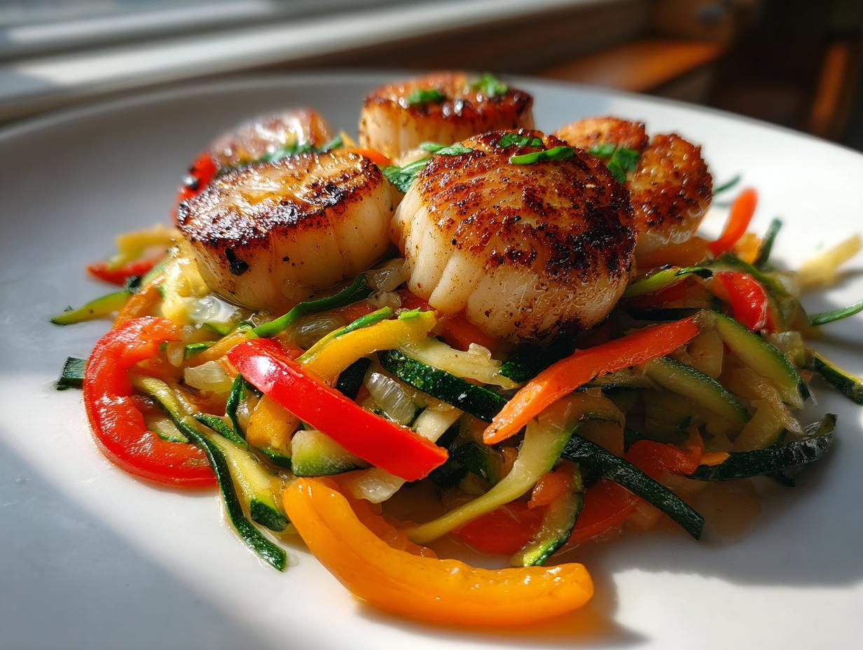 pan-seared scallops