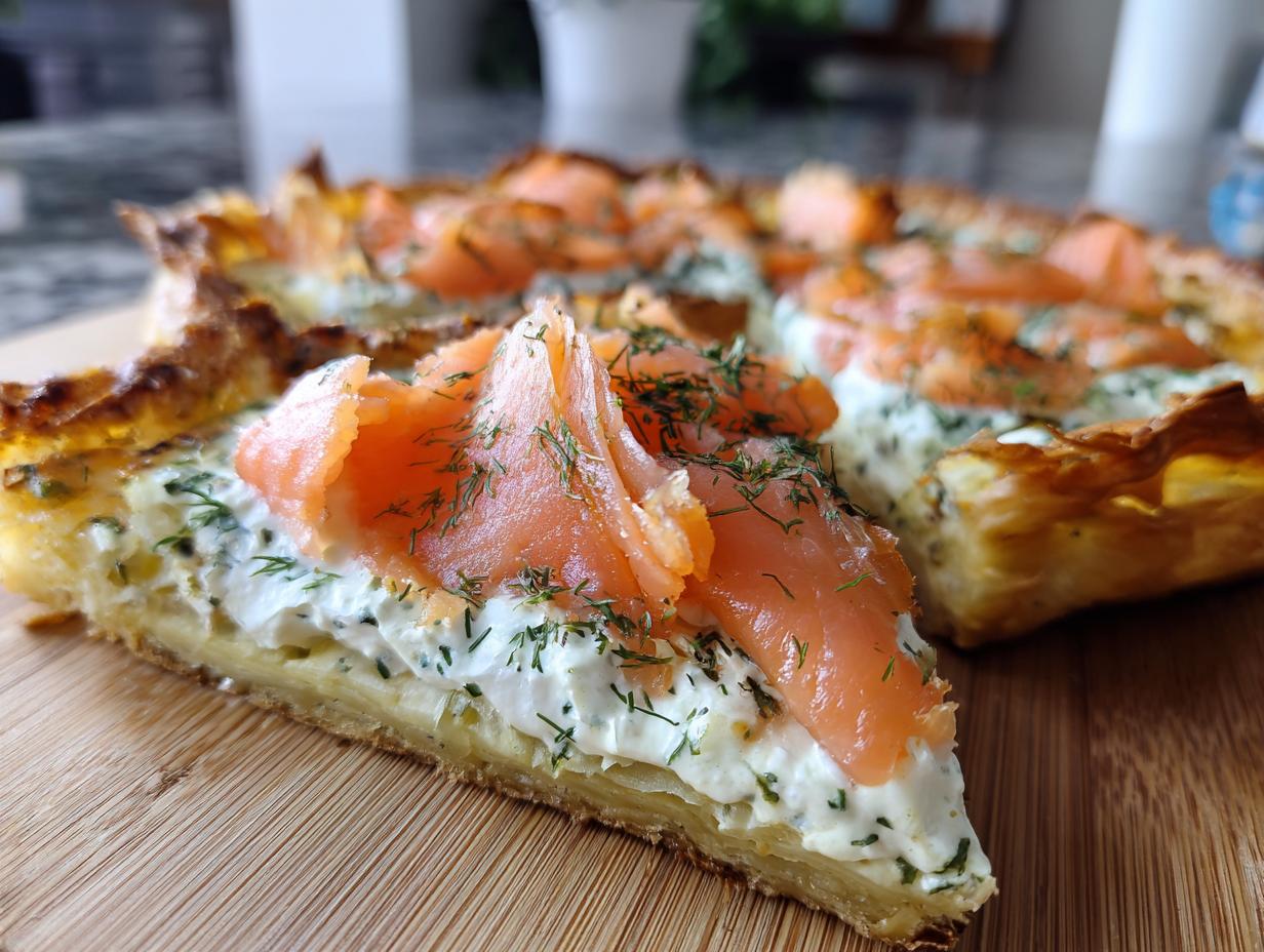 Stunning 1-Hour potato galette with salmon