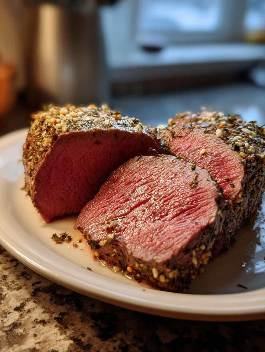roasted beef tenderloin - detail 2