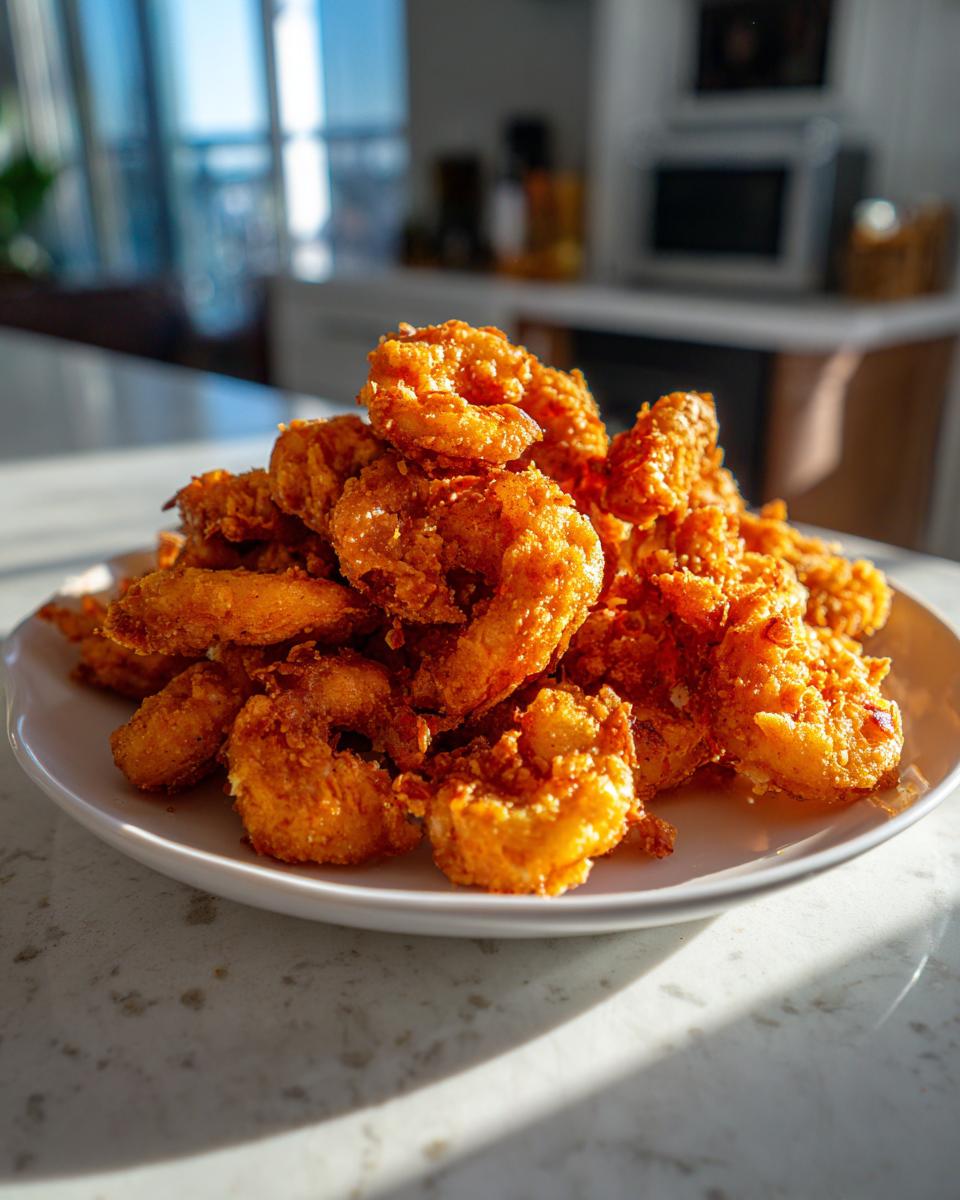 southern fried shrimp - detail 1