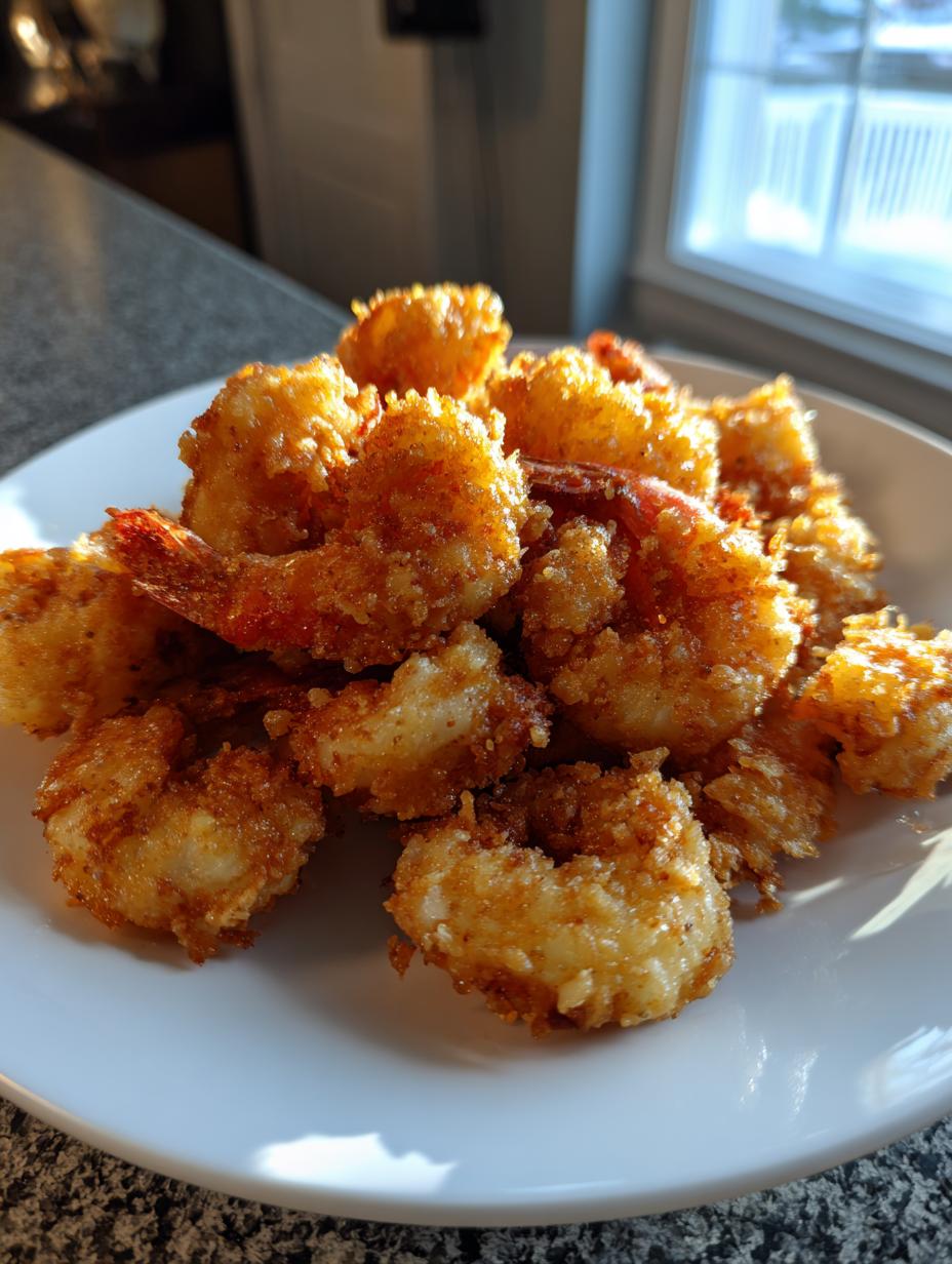 southern fried shrimp - detail 2