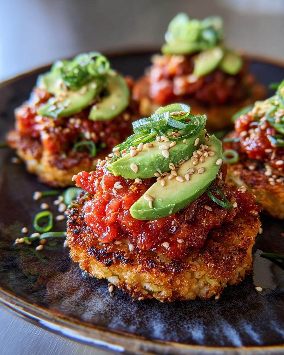 spicy tuna crispy rice - detail 1