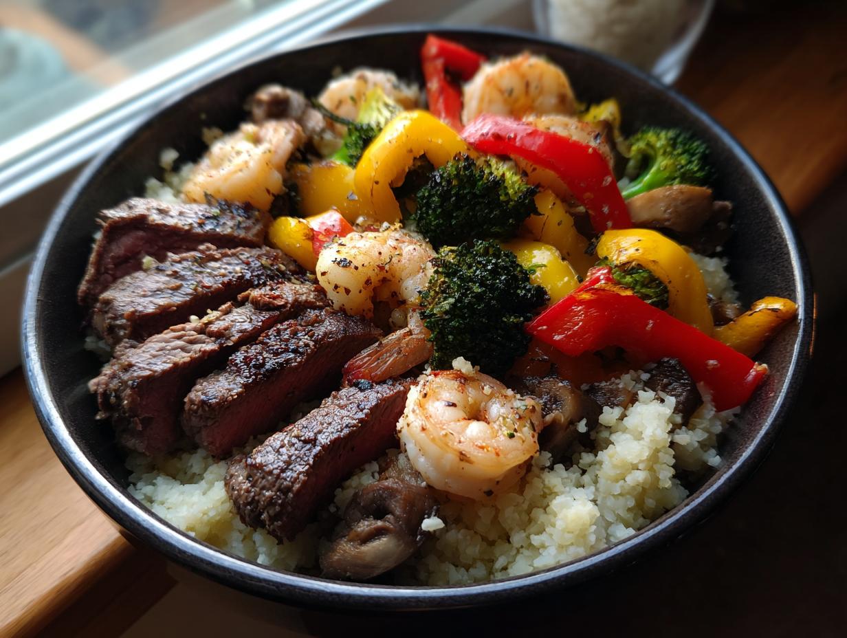 Amazing 40-Minute surf and turf bowl hack