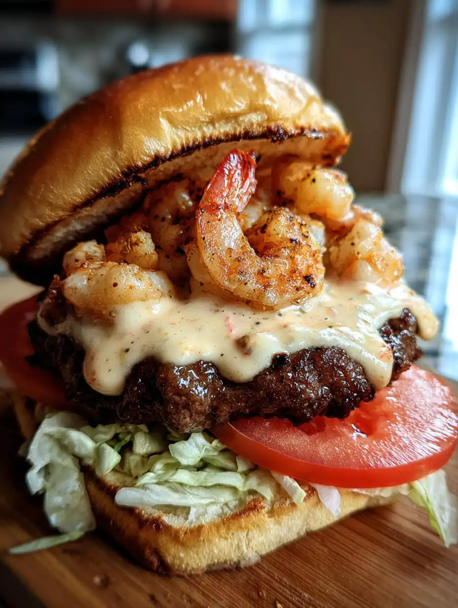surf and turf burgers - detail 2