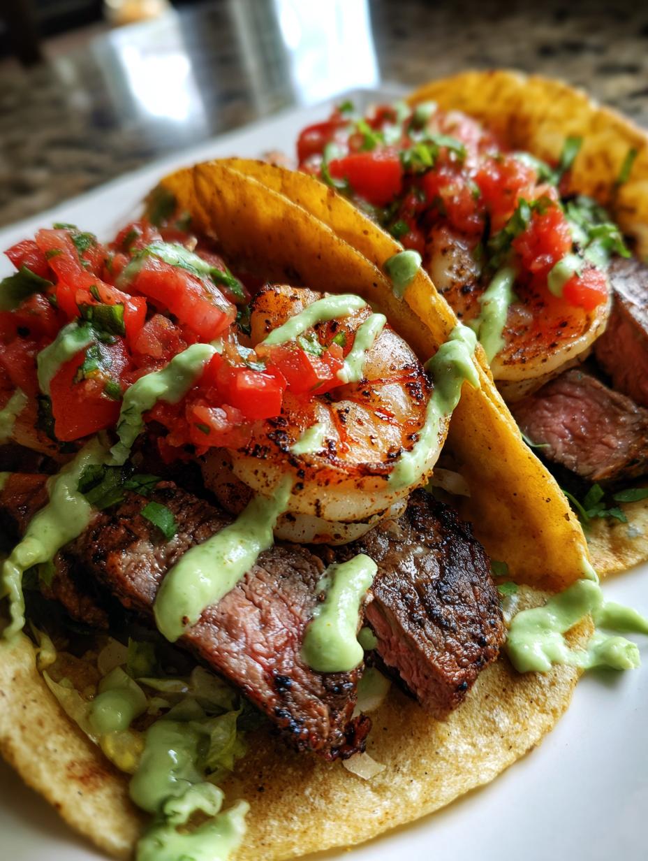surf and turf tacos - detail 2