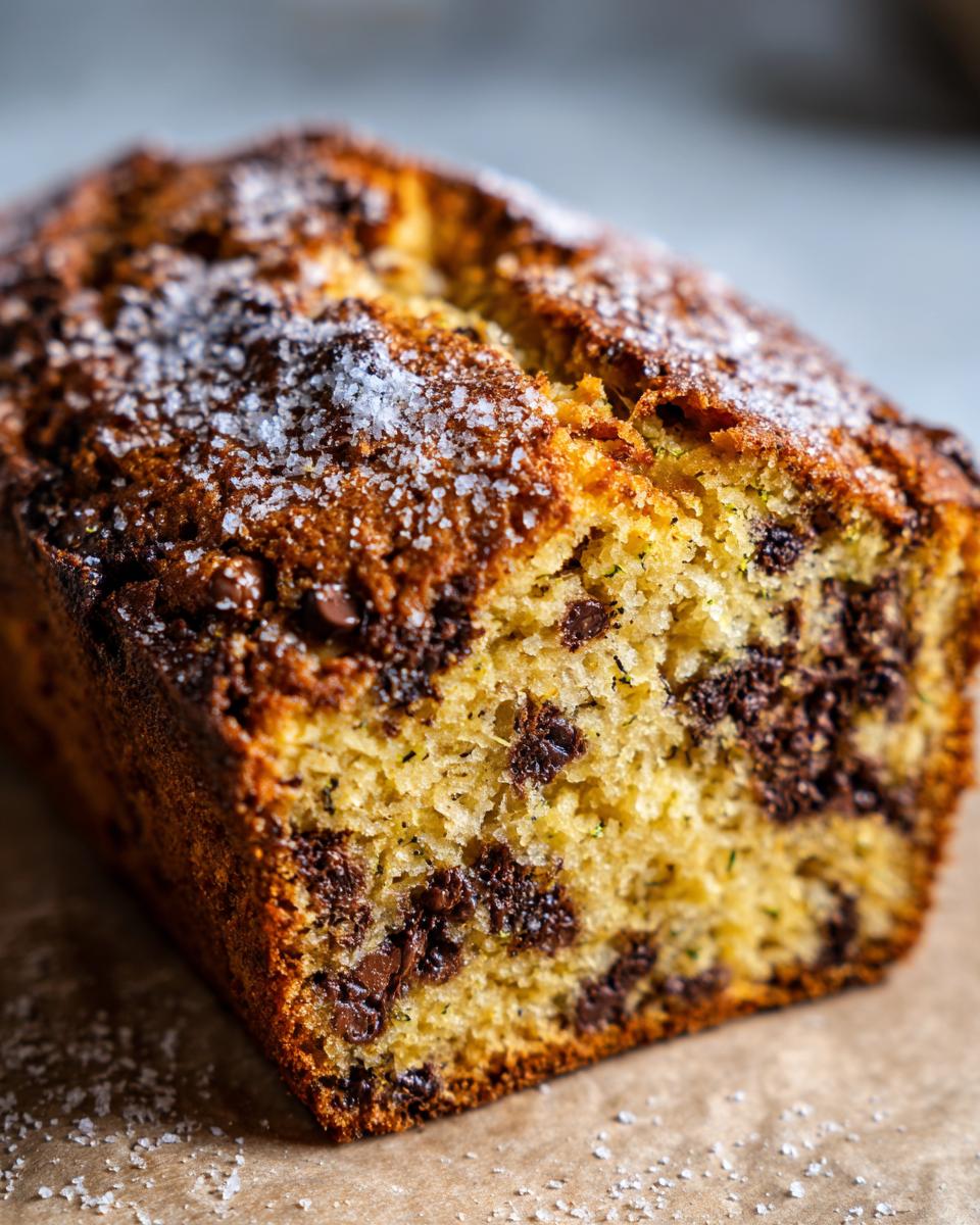 zucchini bread - detail 1