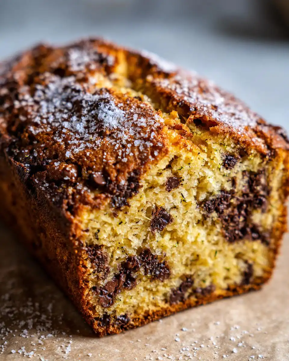 zucchini bread - detail 1