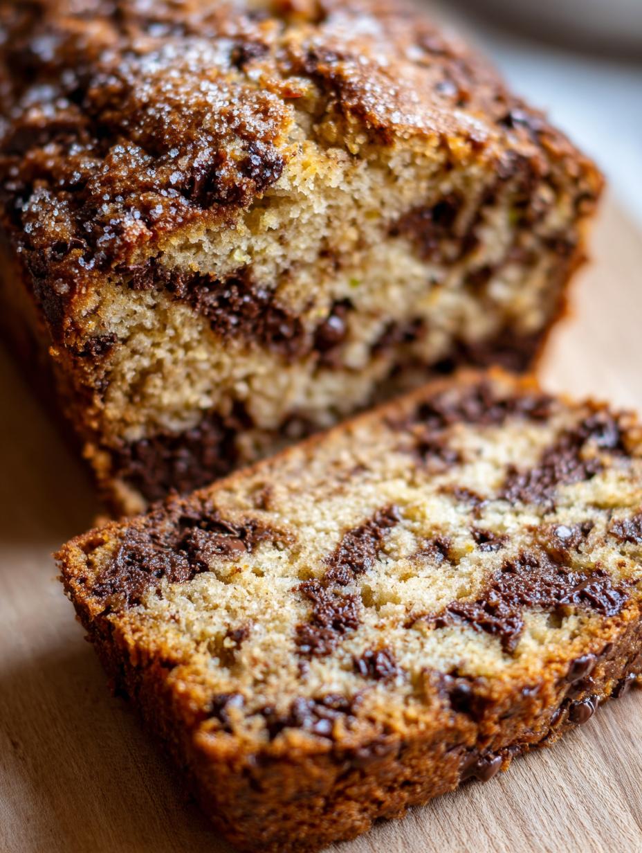 zucchini bread - detail 2