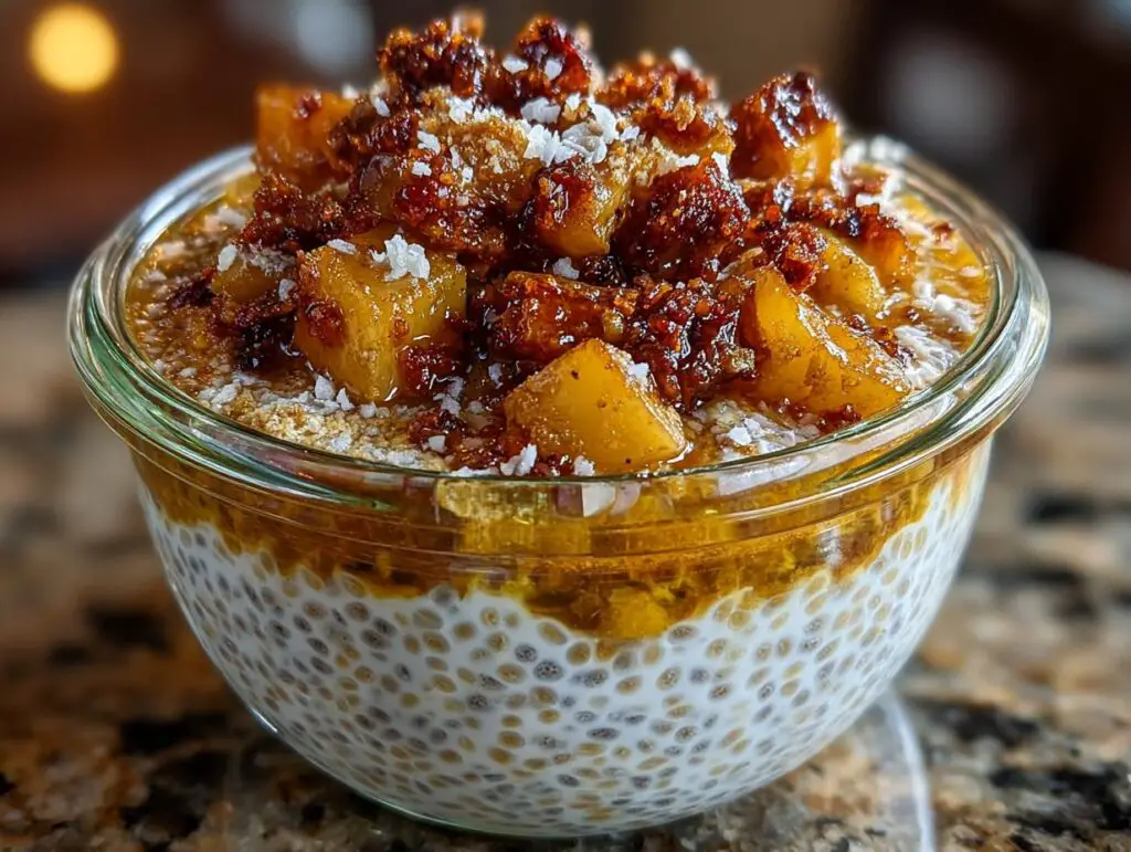 Apple Pie Chia Pudding for Easy Meal Prep