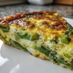 Asparagus and Gruyere Crustless Quiche