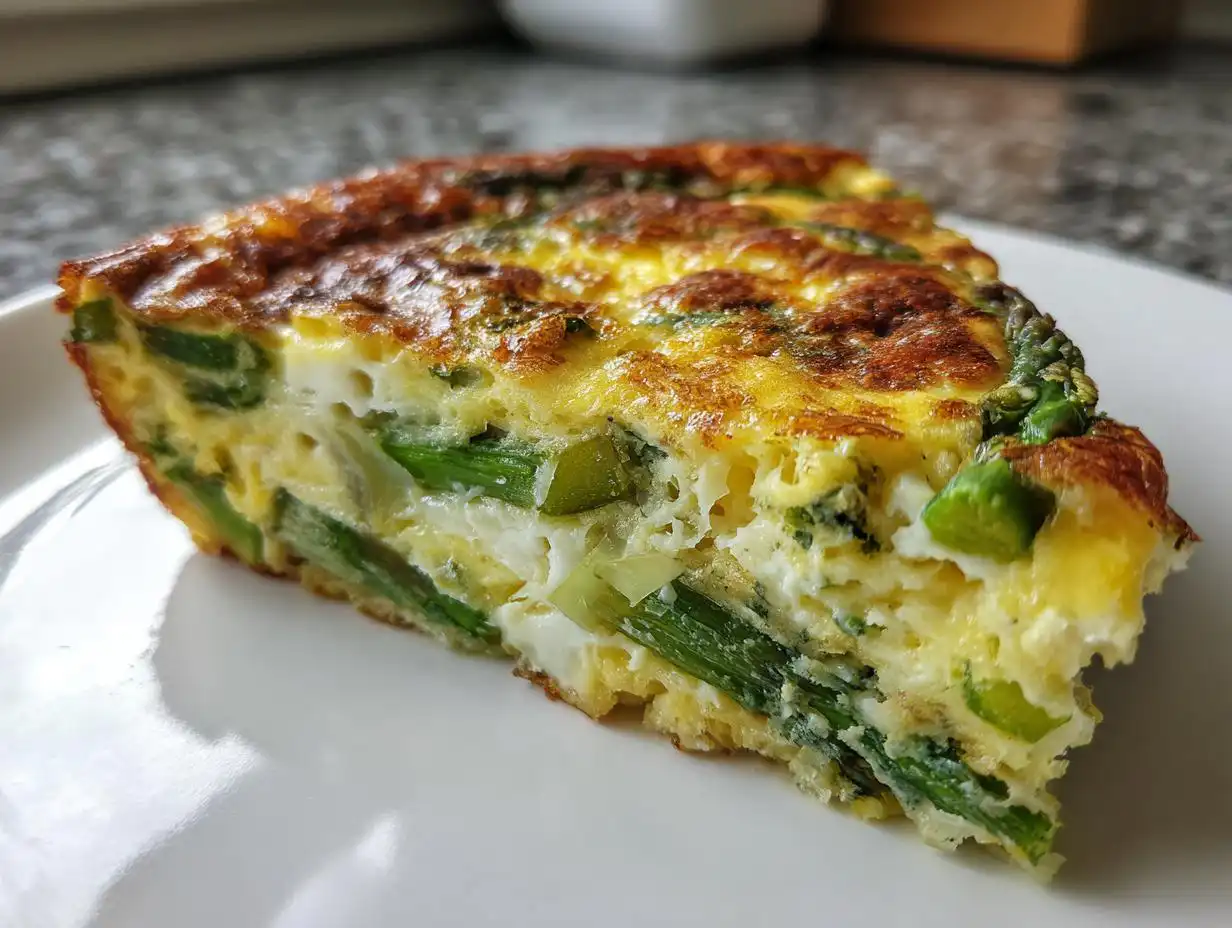 Amazing Asparagus and Gruyere Crustless Quiche 1