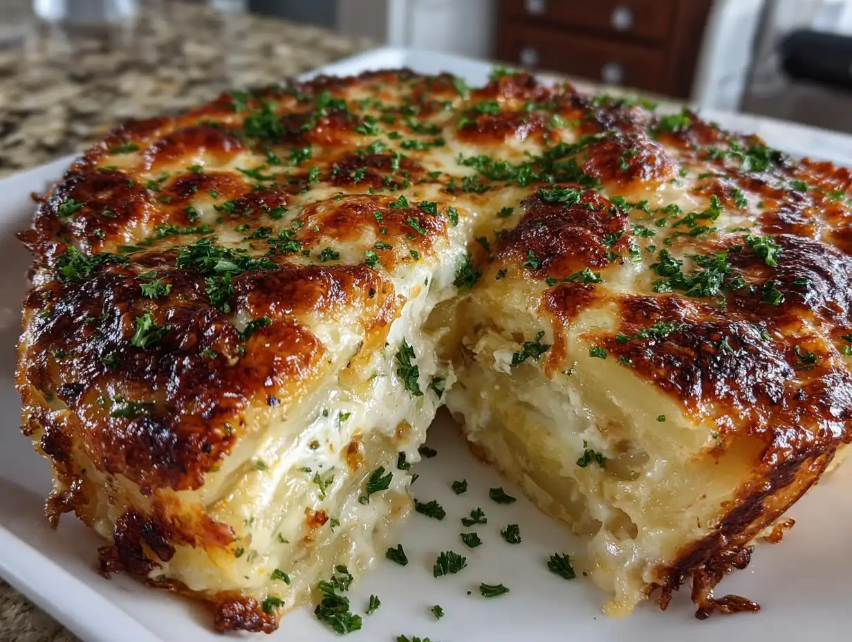 3 Au Gratin Potatoes with Three Cheeses Secret