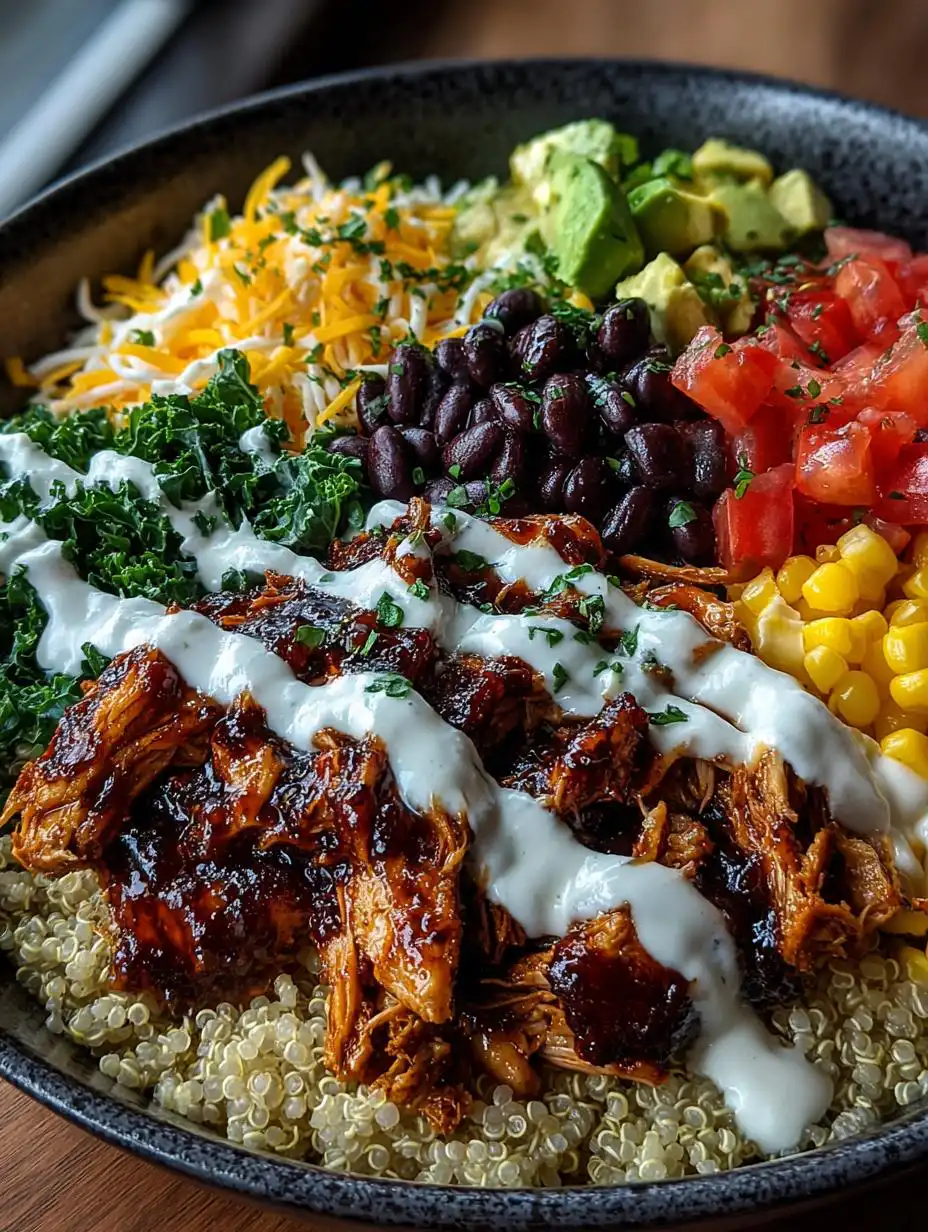 BBQ Ranch Chicken Quinoa Bowls - detail 2