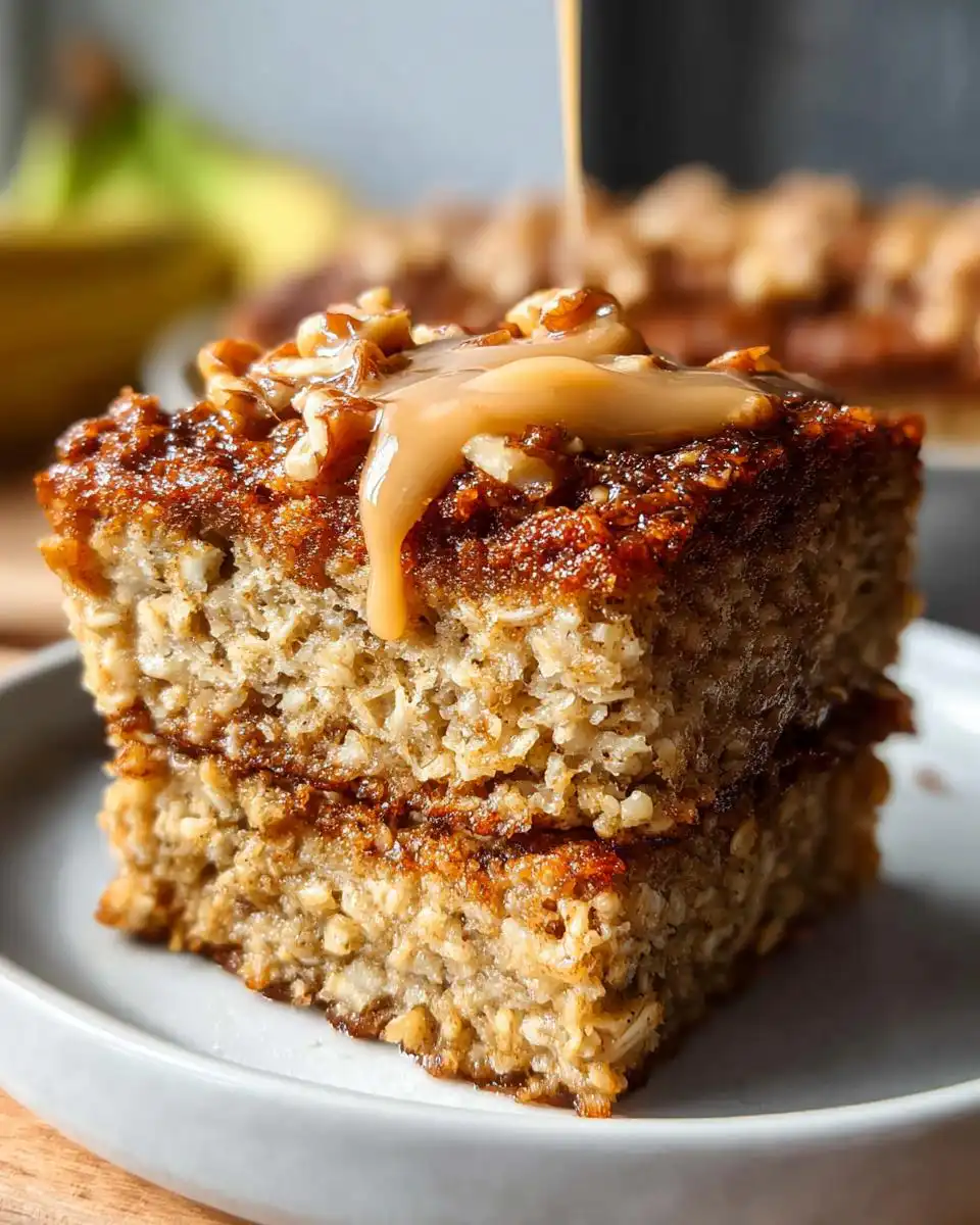 Banana Bread Baked Oatmeal Easy Breakfast - detail 1