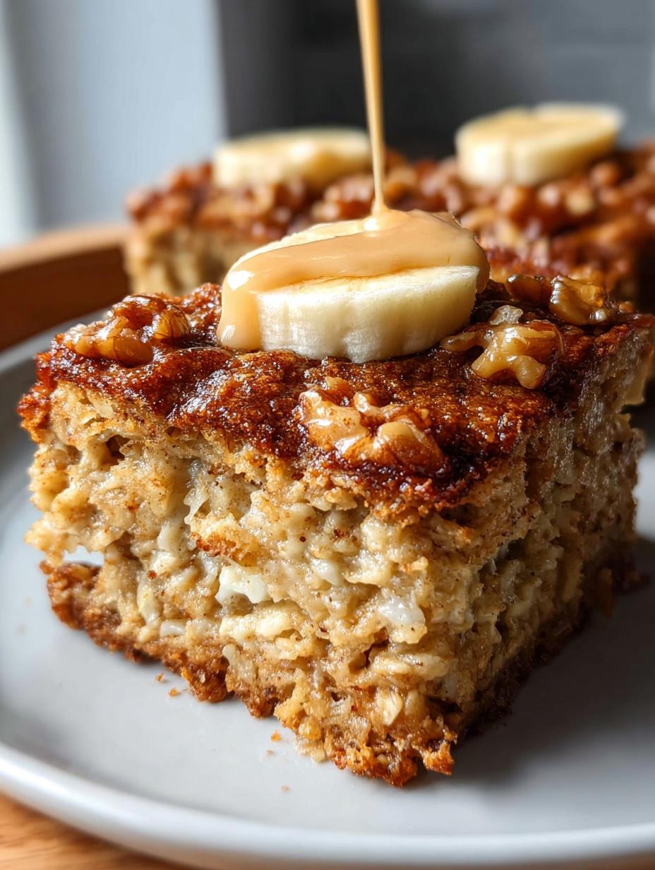Banana Bread Baked Oatmeal Easy Breakfast - detail 2