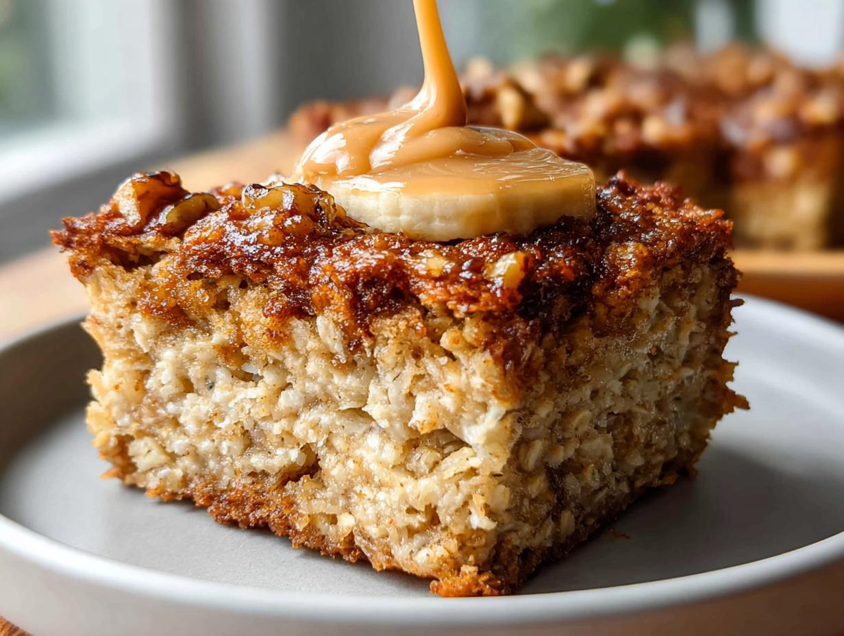 Amazing Banana Bread Baked Oatmeal Easy Breakfast 6 Servings