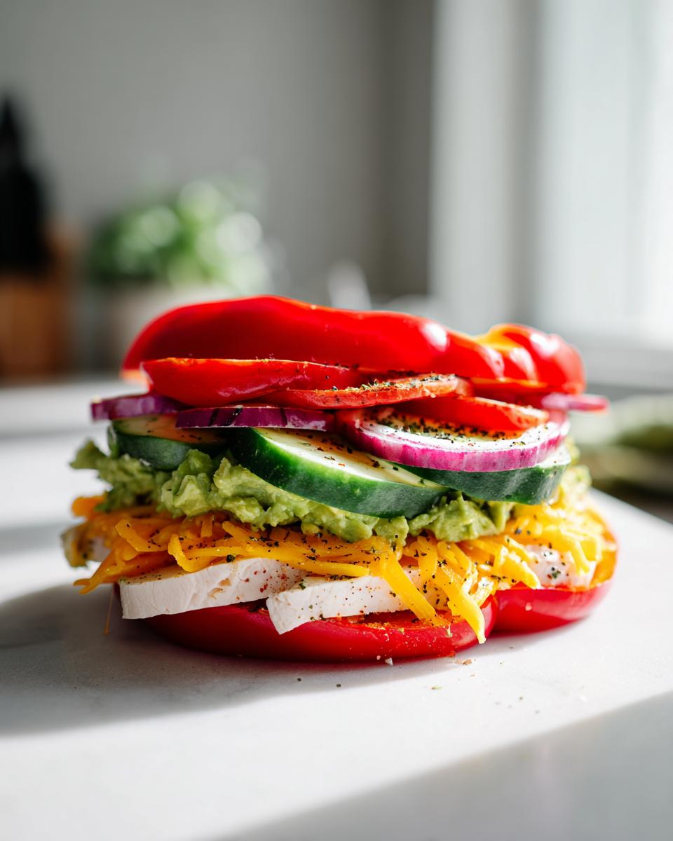 Bell Pepper Sandwich - detail 1