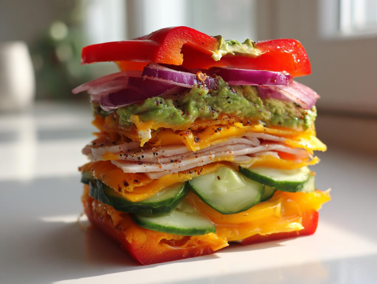 Amazing 10-Minute Bell Pepper Sandwich Crave