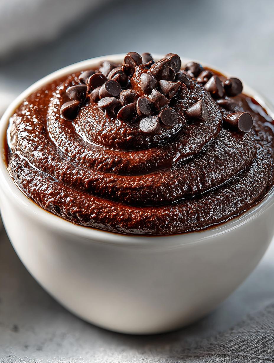 Brownie Batter Chocolate Hummus in 10 Minutes - detail 2
