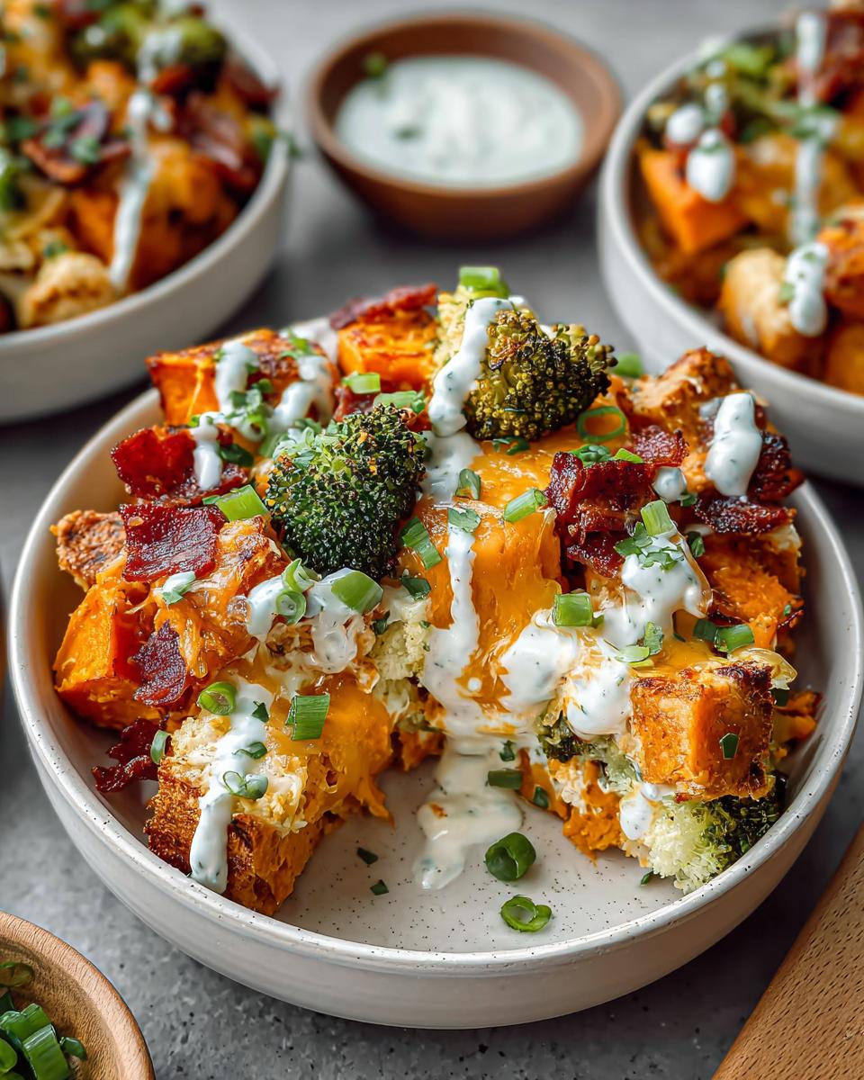 Buffalo Chicken Sweet Potato Casserole Recipe - detail 1
