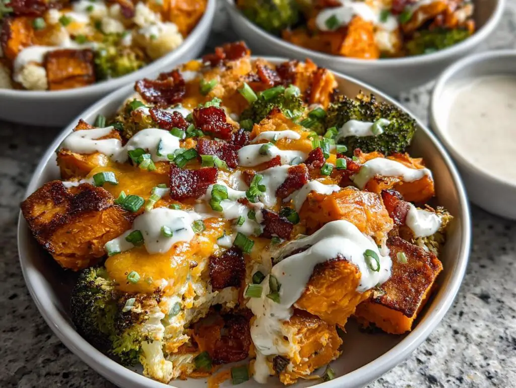 Buffalo Chicken Sweet Potato Casserole Recipe