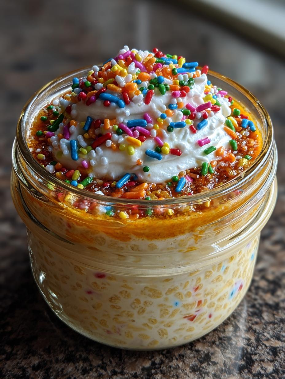 Cake Batter Overnight Oats Easy Make Ahead Breakfast - detail 2