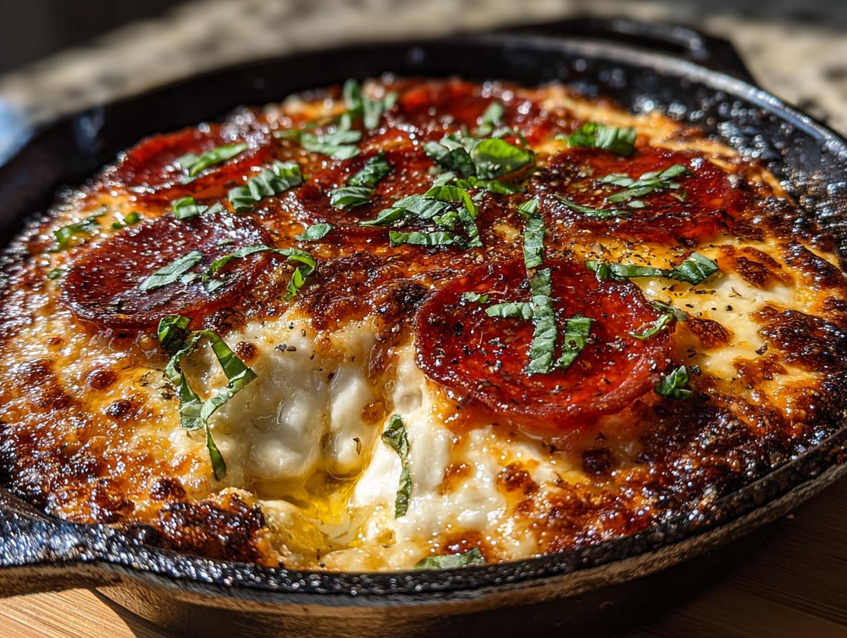 Obsessed With 1 Recipe Cheesy Baked Pizza Dip