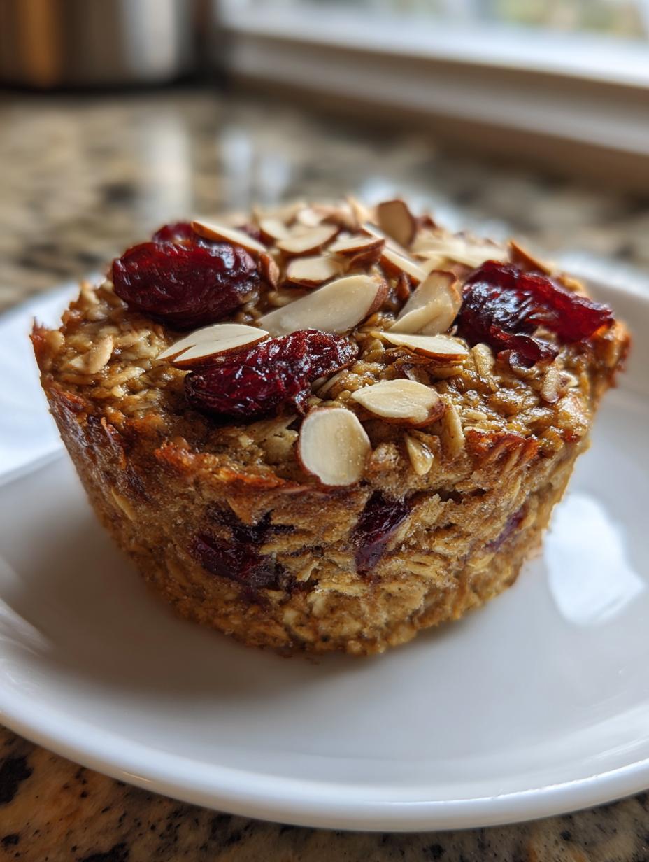 Cherry Almond Protein Baked Oat Cups - detail 2