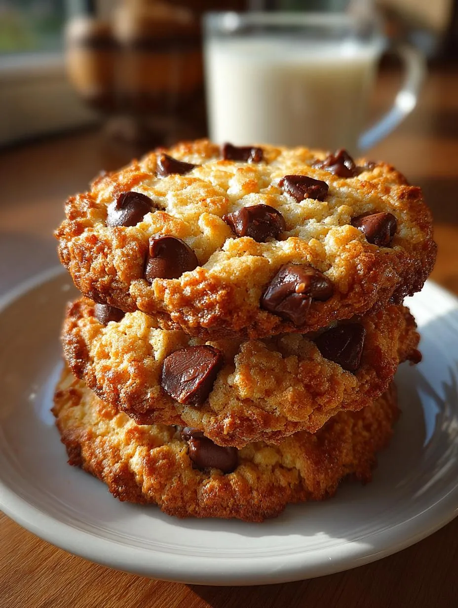 Chewy Gluten Free Oatmeal Chocolate Chip Cookies - detail 2