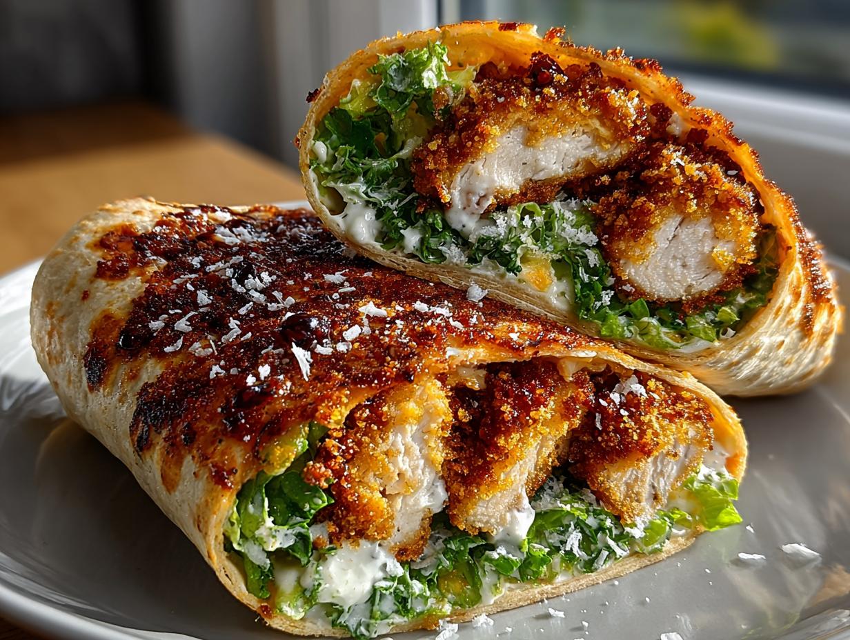 3 Amazing Chicken Caesar Wrap Recipe Crispy