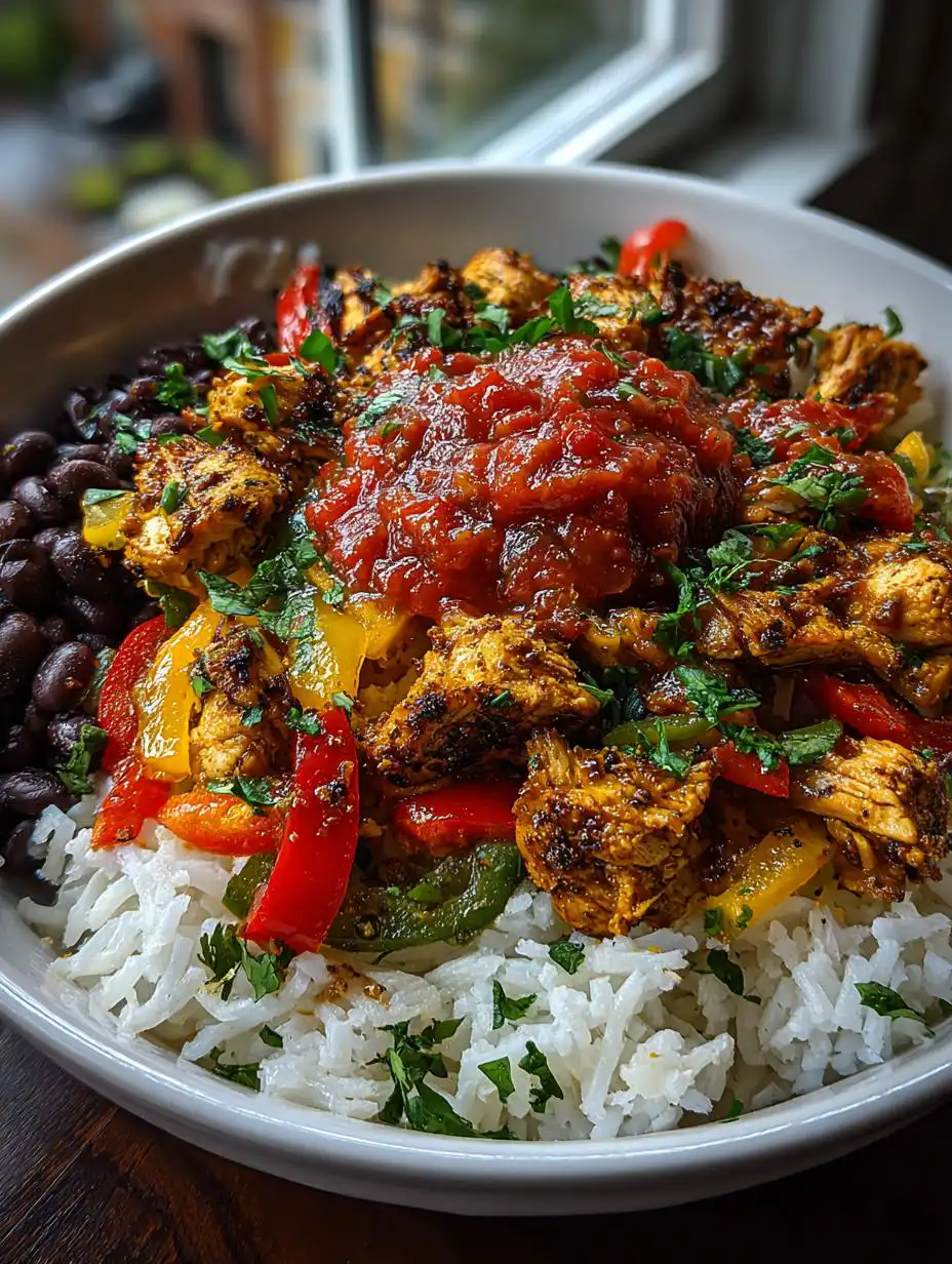 Chicken Fajita Bowls for Easy Meal Prep - detail 1