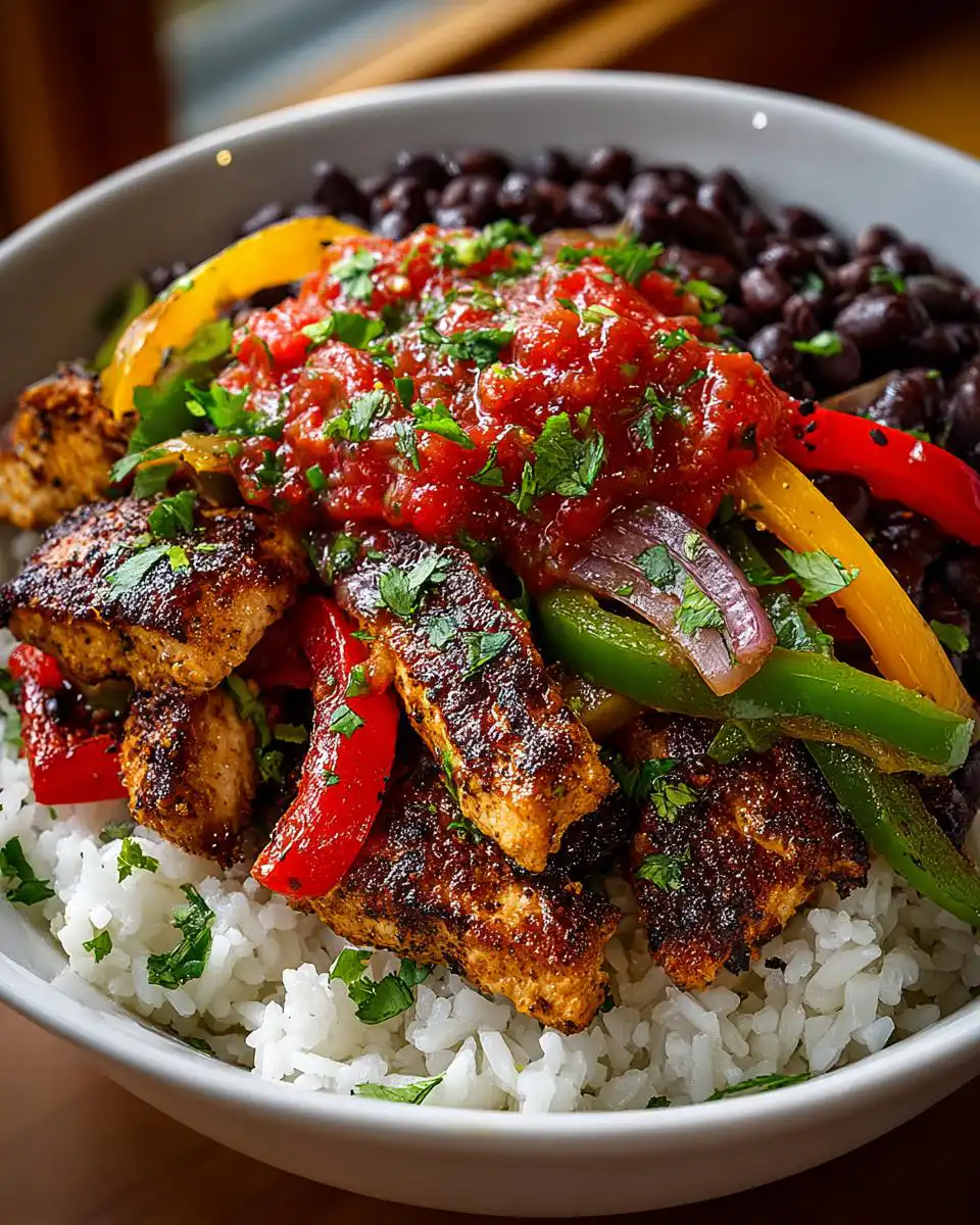 Chicken Fajita Bowls for Easy Meal Prep - detail 2