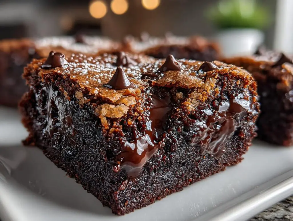 Chickpea Brownies Fudgy Gluten Free Dessert