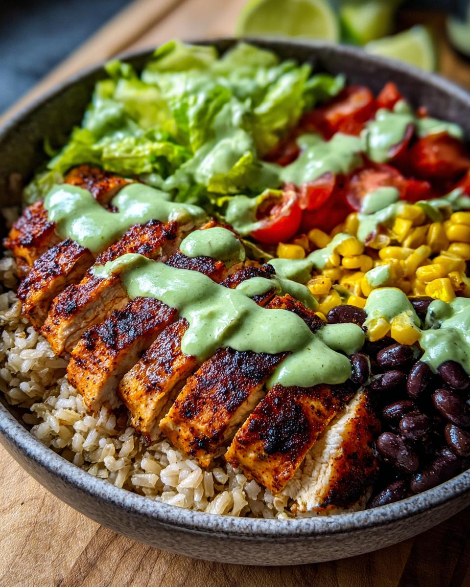 Chipotle Lime Chicken Burrito Bowls - detail 1
