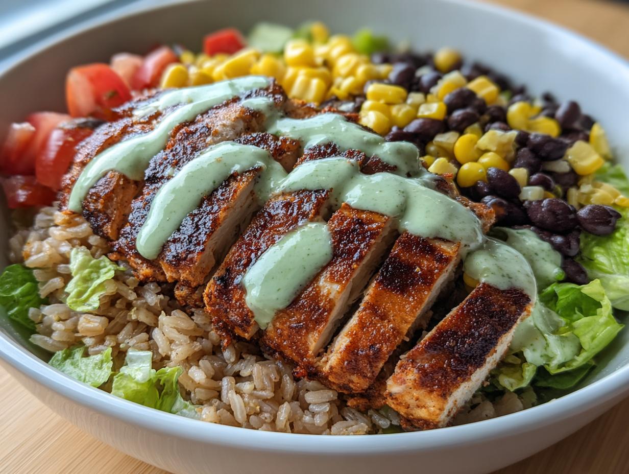 35-Minute Chipotle Lime Chicken Burrito Bowls