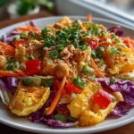 Chopped Thai Chickpea Salad with Peanut Dressing
