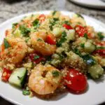 Cilantro Lime Shrimp Quinoa Salad